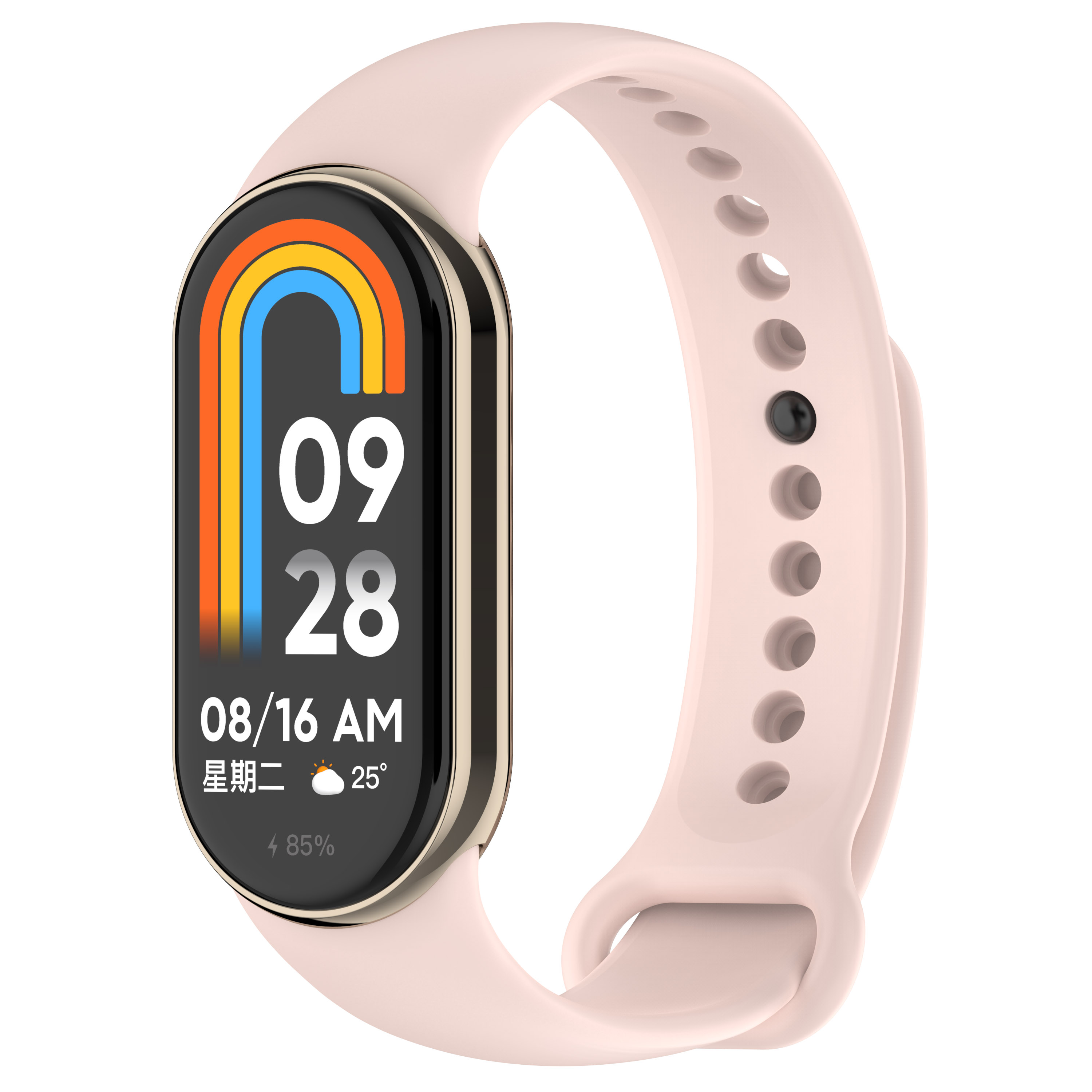 Pasek Opaska Bransoleta Silikon Różowy do Xiaomi Mi Band 8 9 - zdjęcie 23